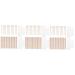 Angoily 1200pcs Disposable Beauty Bar Spatula Hair Removal Bikini Set Tool Wax Stick Natural Birch