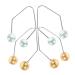 Appareil Fossettes Visage 4 Pi ces Compactes Bleu Ciel et Dor P le Entra nement Facial Portable Cr ateur de Fossettes pour Femmes Soin Visage Quotidien