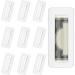 VENEKA 60 Pcs Clear Plastic Lip Balm Pouches Lipstick Holder Plastic Domes with Double Sided Adhesive for DIY Crafts Easy Installation - Buy Online on GoSupps.com