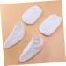 FRCOLOR 6 Pairs Hen Party Games Clipper Gripper Tooth Jewel Wall Grid Wire Headscarf for Women Gloves Bath Glove Foot Bath Cover Take a Bath Hand Wax White - Buy Online on GoSupps.com