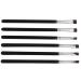 Beatifufu 6pcs Liner Brush Cosmetics Travel Shadow Supplies Tools Make Flat Eyeliner Fiber Eye Tool
