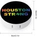 Houston Strong Round Case For Contact Lens Kit Storage Box with Mirror Printed - Buy Online on GoSupps.com