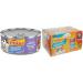 Friskies Shredded Turkey & Cheese Dinner Wet Cat Food (156g 24 pack) + Purina Friskies Tasty Treasures with Cheese Cat Food Variety Pack (24-156g)