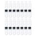 Minkissy 30 pieces multi-purpose-styling-cleaning nylon hairdressing brush shaver replacement facial tool broken white for trimmer handle remover razor brush black electric tools as shown 5x2cm