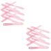 Beavorty 20 Pcs Tool Stick Cosmetic Mixer Emulsions Makeup Plate Spatula Pp re-usable 20.5x3x0.6cmx2pcs Pinkx2pcs