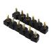 60PCS (5 Different Sizes) Non-Skid Anti-Wear Heel Tips Shoes Repair Stiletto Replacement Heels Tips