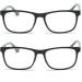MMOWW 2-Pack Reading Glasses for Men & Women - Anti-Blue Light Computer Glasses with Spring Hinges (Gray 1.0x) - Perfect for Eye Protection & Comfort - Buy Online on GoSupps.com