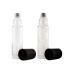 GreenHealth - 2 Roll-on Refillable Glass Perfume Bottle Purse or Travel Size. "Plain & Swirl" 1/3oz .33 Fl. oz. 10ml.