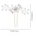 WBCBEC 5-Piece Pearl & Crystal Wedding Hair Pins Set - Bridal Accessories in Gold for Brides, Bridesmaids, and Flower Girls - Buy Online on GoSupps.com
