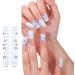 Semi Cured Gels Nails Stickers Nails Polish Strips Korean Style Gels Nails Strips Nails Art Decortions for Party Style9 - Buy Online on GoSupps.com