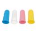 Gleavi 4 pieces of toothbrush made of silicone toothbrushes for children toothbrush cuddly toy for infant toothbrush toys for toddlers children's toys manual