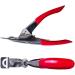 PSGS 2 Colors U-Shaped False Tips Trimmer Manicure Cutter Tool Stainless Steel Acrylic UV Gel False Nail Tip Clipper Scissors (Color : Red) - Buy Online on GoSupps.com