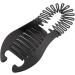 1PC Bendable Plastic Hair Comb Ponytailer Hair Styling Tool Modern Banana Clip Interlocking Comb French Side Comb for Women Girls DIY Hair Style(Black) Banana Clips - Buy Online on GoSupps.com