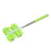 Telescopic roller massager sore muscles pain relief back roller massage tab adjustable length slippery handle several applicable parts solid and stable (green)