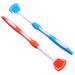 Doitool 2st tongue cleaning brush tooth hygiene oral hygiene tongue cleaning scraps Tools Pavable tongue cleaner tongue tongue schaber household detergent oral care tongue scratch nanoplasty