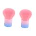 FRCOLOR 2pcs Mushroom-shaped Haircut Powder Brush Makeup Foundation Brush Makeup Powder Brush Powder Foundation Brush Highlighter Makeup Brush Cosmetic Brush Trimming Loose Powder Plastic