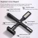 Buy Nail Magnet Set - Multifunctional Cross Cat Eye Tool & Silicone Protective Shell for Stunning Nail Art | Magnetic Nail Design Accessories (Black) - Buy Online on GoSupps.com