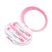 Baluue 1 Set 5 Pcs Eye Brush Makeup Brush Kit Cosmetic Tool Beauty Kit Makeup Eyeshadow Pink