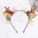Christmas Deer Antlers Flower Berry Headband Crown Floral Headband Christmas Boho Headdress Party Headwear Hair Hoop Christmas Hair Accessories for Women Girls - Buy Online on GoSupps.com