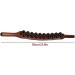 Massage Wood Stick - 3 Rows of 31 Pearl Points for Muscle Tension Relief | Body Massage Tool - Buy Online on GoSupps.com