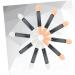 BIUDECO 50pcs Blending Brush Makeup Applicator Sponge Makeup Eye Shadow Brush Eyeshadow Foam - Buy Online on GoSupps.com