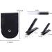 Manicure Kit Stainless Steel Nail Tools Built-in Nail File Portable Nail Clippers 3 Pieces Travel Travel Black Nail Clippers Kit - Buy Online on GoSupps.com
