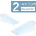 Buy 3.5cm Silicone Height Increase Insoles | Invisible Elevator Shoe Pads for Men & Women | Comfortable Heel Lifting Inserts - Blue - Buy Online on GoSupps.com