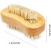 Wooden Nail Brushes Cleaning Bristle Nail Brushes Manicure Pedicure Nail Scrubber Double-sided for Fingernail Toenail Manicure Pedicure Nail Scrubber - Buy Online on GoSupps.com