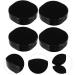 FRCOLOR 8 Pcs Makeup Brush Cleaning Box - Color Removal Sponge Kit for Easy Makeup Removal - Includes Tin Can & Plastic Box - Perfect Eyeshadow & Brush Cleaner - 7x7cm - Buy Online on GoSupps.com