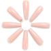 Coffin False Nails Long Fake Nails Nude Crystal Press on Nails Ballerina Acrylic Artificial Stick on Nails 24pcs for Women and Girls 1 count (Pack of 1) Nude - Buy Online on GoSupps.com