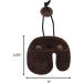 Handmade Rustic Leather Archery Finger Tab Protector for Recurve Bows - Bourbon Brown, Right Handed - Buy Online on GoSupps.com