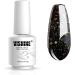 Vishine Gel Polish Professional Manicure Salon DIY UV LED Soak Off Gel Nail Polish Varnish Color Glitter Black - Buy Online on GoSupps.com