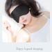 ECHOLLY Silk Sleep Eye Mask Set with Ear Plugs - Perfect Light Blockout for Men and Women - Comfortable & Soft Eye Mask for Sleeping - Includes Travel Pouch (Black) - Buy Online on GoSupps.com