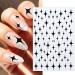 6 Sheets Self-Adhesive Stars Nail Art Stickers - Holographic Laser Design Decals for Women and Girls - DIY 3D Nail Art Decoration Supplies - Buy Online on GoSupps.com