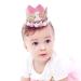 Bodhi2000 Baby Toddler Birthday Hairband Sequin Flower Crown Headwear Hat One Size Pink 1