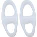 WHRCY Silicone Toe Spacers - Comfortable Hammer Toe Corrector & Distance Holder for Smooth Toes - Reusable White Foot Relief Solution - Buy Online on GoSupps.com