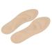2pcs Shoe Insoles Memory Foam Insoles for Women Beige Sponge Shoes Insole Sneaker Insert Cushion Medical Grade Arch Support Inserts for Relieving Plantar Fasciitis (Skin Color)