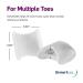 Natracure Advanced Gel Toe Separator with Toe Loop - Spacer, Corrector, and Straightener for Bent, Crooked, Overlapping Toes - Small Size (2 Pack) - Buy Online on GoSupps.com