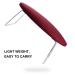 Small Nail Arm Rest Cushion - Portable Manicure Hand Rest for Salon & Home Use - Microfiber Leather - Dark Red - Buy Online on GoSupps.com