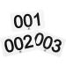 Juvale Marathon Racing Bibs - Numbered 1-100, White (7x4 Inches, Pack of 100) - Buy Online on GoSupps.com
