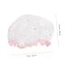 FOMIYES 2pcs Satin Hair Bonnet Shower Caps for Women - White | Hair Scarves for Women | Bath Hats 27X25X2CM - Buy Online on GoSupps.com