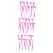 FRCOLOR 30 Pcs False Eyelash Y-shaped Brush Lash Comb Lash Perm Separator Fake Eyelashes Pick a Needle mediumx3pcs
