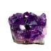 Natural Quartz Crystal Amethyst Cluster Druzy Geode Specimens Suitable for Home HOMEZHOU (Size : 550-600g)