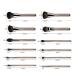 Premium Makeup Brush Set - Includes Loose Powder & Large Foundation Brush | International Shipping Available - Buy Online on GoSupps.com
