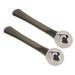 Silver Roller Ball Eye Cream Applicator Set - 2pcs Zinc Alloy for Dark Circles & Under Eye Massage | International Shipping Available - Buy Online on GoSupps.com