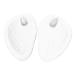 FRCOLOR 3 Pairs Cushion Forefoot Pad Forefoot Flops Pad Flops Insole Whitex3pcs 8x6cmx3pcs