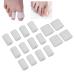 Toe Separators Silicone Gel Toe Separator Hammer Toe Corrector for Women Men Toe Isolator Gel Splints for Overlapping Toes Big Toe Alignment 8 Pairs