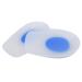 Silicone Heelpiece Heel Pad Thicken Bone Spur Insole Unisex Heel Mat Heel Support Pads Outdoor Shoes (S)