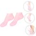 GALPADA 1 Pair Sock Moisturizing Oil Essential Skin Protect Soles Reusable Hard Silicone Gel Exfoliating Tableware Sucker Women s Foot Proof Moisture Spa Pink High Heel Sebs Women's Pink 35X7X1cm - Buy Online on GoSupps.com