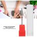 Tungsten Steel Nail Art Manicure Drill Bits - Red Electric Pedicure Grinding Head - Buy Online on GoSupps.com